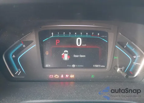 2019 Honda Odyssey Ex-L z USA, uszkodzony, nr VIN 5FNRL6H74KB071290